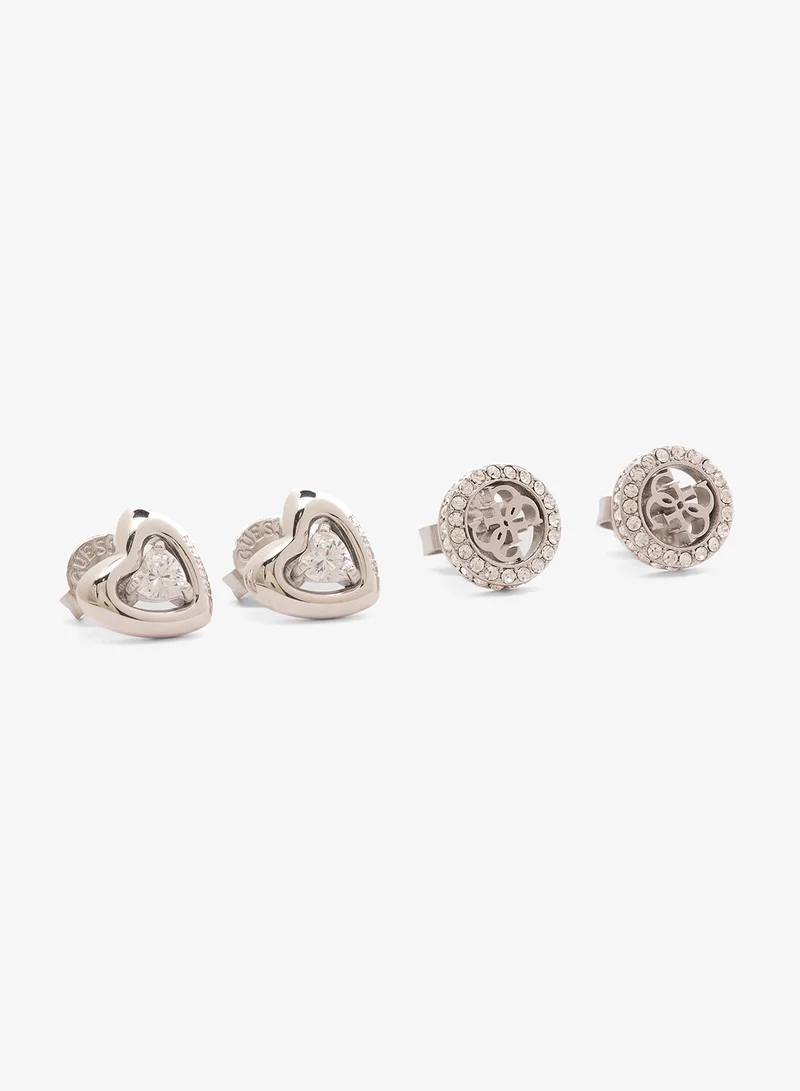 GUESS  4G And Pave Heart Boxset Studs for Women | Best Price UAE
